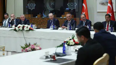 Cumhurbaşkanı Erdoğan, Süper Lig'e yükselen takımları kabul etti