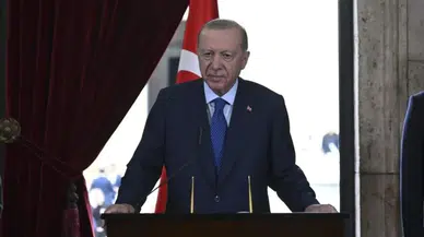Cumhurbaşkanı Erdoğan'ı tebrikleri kabul etti