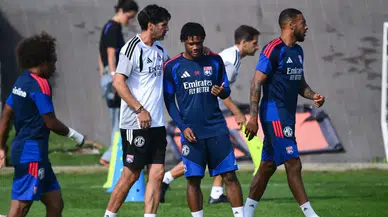 Lyon, Fenerbahçe maçı öncesi son antrenmanını yaptı