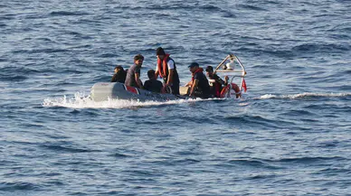 Bodrum açıklarında 2 düzensiz göçmen yakalandı