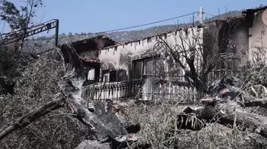 Yunanistan Psatha'da orman yangını : Söndürme çalışmaları dördüncü gününde