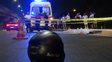 Antalya'da kontrolden çıkan motor savruldu : 25 yaşındaki genç öldü