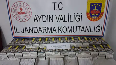 Aydın'da tünelde 20 bin doldurulmuş makaron yakalandı