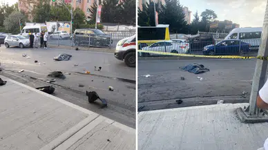 Başakşehir’de motosiklet kazası : 1 kişi hayatını kaybetti, 1 kişi yaralandı