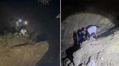 Göksu Nehri’nde can pazarı ! Bot kayalıklara oturdu, 2 kişi mahsur kaldı