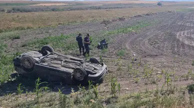 Kayseri'de takla atan otomobildeki 2 kişi hayatını kaybetti
