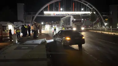 Aksaray'da makas atan araç, otomobile çarptı : 1 yaralı