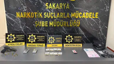 Sakarya'da 3 ilçede uyuşturucu baskını : 2 şüpheli tutuklandı