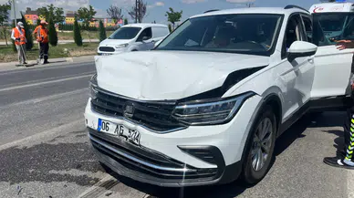 Çorum'da cip otomobile arkadan çarptı : 5 yaralı
