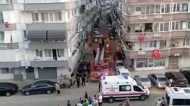 Bursa'da apartman dairesinde yangın paniği