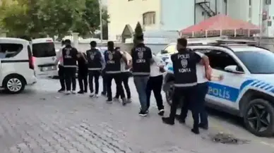 Konya'da kamyonetin camını kırarak içerdeki para ve altınları çalan 5 şüpheli tutuklandı