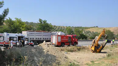 Manisa Salihli’de yolcu otobüsü kamyona arkadan çarptı : 1 ölü, 7 yaralı