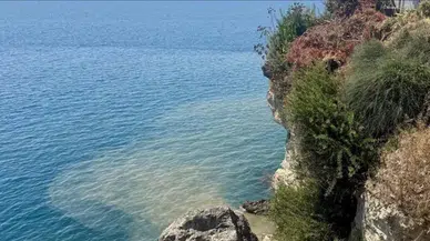 Antalya'da denizin rengi değişti, kötü koku yayıldı ! Savcılık resen soruşturma başlattı
