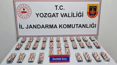 Yozgat'ta uyuşturucu operasyonu : Bin 848 hap ele geçirildi