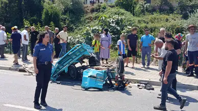 Otomobil ile patpat çarpıştı: 2'si ağır 4 yaralı