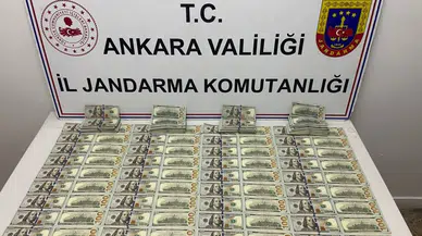 Ankara’da 80 bin dolarlık sahte para operasyonu : 2 gözaltı