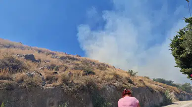 Bodrum’da makilik yangını : Alevlere havadan ve karadan müdahale ediliyor