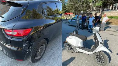 Karaman'da otomobil ile motosiklet çarpıştı : Bir kişi yaralandı