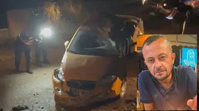 Giresun'da taksi şarampole yuvarlandı : Sürücü hayatını kaybetti