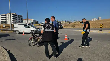 Çorum'da kamyonet ile motosiklet çarpıştı : 1 ölü