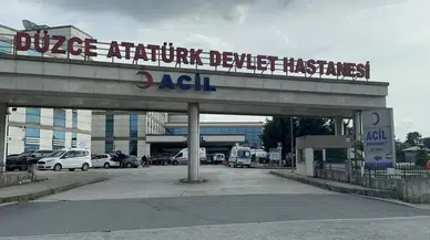 Düzce'de otomobil kamyona arkadan çarptı : 1 kişi yaralandı