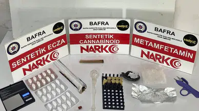 Samsun Bafra'da uyuşturucu operasyonu : 2 tutuklu