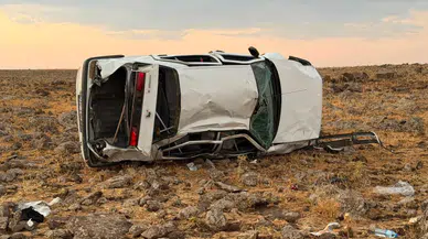 Şanlıurfa'da otomobil şarampole devrildi : 1 ölü