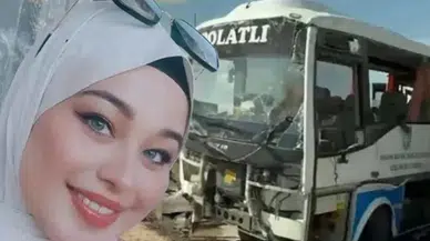 Ankara'daki feci kazada hayatını kaybetmişti ! 1 ay önce evlenen öğretmen gözyaşlarıyla uğurlandı