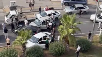 Mersin'de 7 araçlı zincirleme trafik kazası : Yaralılar var