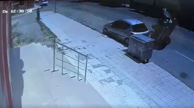 Çorum'da otomobil park halindeki otomobile çarptı : Sürücünün burnu bile kanamadı