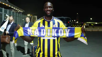 Fenerbahçe'nin yeni forveti Lukaku, İstanbul'a geldi
