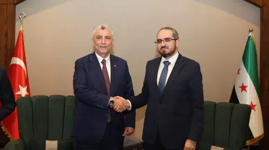 Bakan Bolat Suriye Yatırım Ajansı Başkanı Ramadan ile Şam'da bir araya geldi
