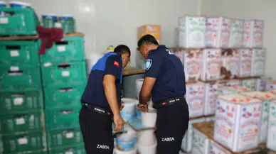 Antalya'da tarihi geçen 15 ton süt ürününe el konuldu