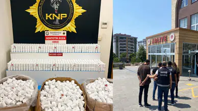 Kahramanmaraş'ta uyuşturucu operasyonu : 243 bin sentetik ecza ele geçirildi