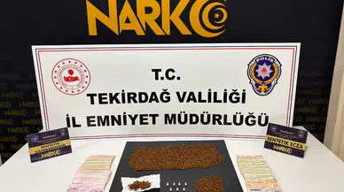 Tekirdağ’da uyuşturucu operasyonu : 121 şüpheli hakkında adli işlem