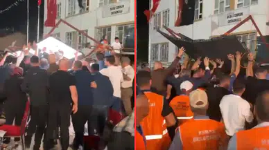 Elazığ'da festival alanında led ekran devrildi : 5 yaralı