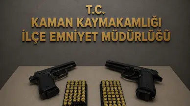 Kırşehir’de asayiş denetimi : Çok sayıda silah, mühimmat ve uyuşturucu ele geçirildi