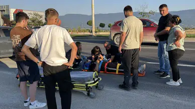 Bolu'da otomobille çarpışan motosikletteki 2 kişi yaralandı