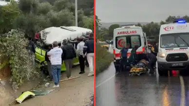 Çanakkale'de minibüs devrildi : Ölü ve yaralılar var