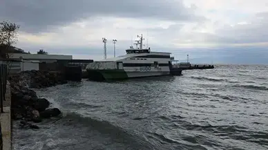 Bursa deniz otobüsleri'nden olumsuz hava nedeniyle sefer iptali duyurusu