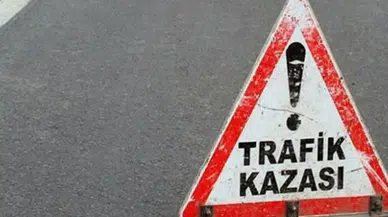 Ankara'da yolun karşısına geçmeyen çalışan yayaya kurye çarptı