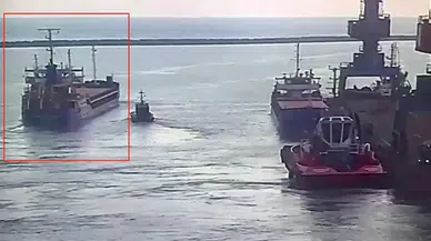 Batan Tuğberk İmamoğlu gemisinin İskenderun'dan ayrılış görüntüleri ortaya çıktı