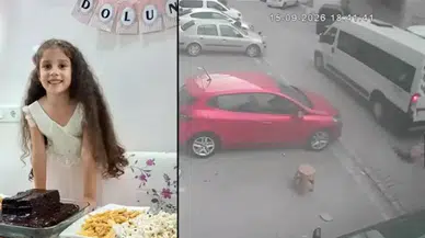 8 yaşındaki Dolunay'ın öldüğü kazanın görüntüleri ortaya çıktı