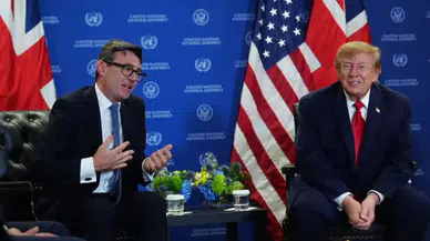 Trump, İngiltere Başbakanı Burnham ile bir araya geldi