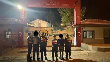 Isparta'da dört büyükbaş hayvan çalan iki şüpheli tutuklandı
