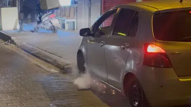 Tekirdağ'da jant üzerinde tersten giden sürücü polise yakalandı : 3,32 promil alkollü çıktı