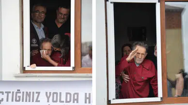 Trabzon'da Gaziler Günü sürprizi : Gaziler evlerinde bando ile ziyaret edildi