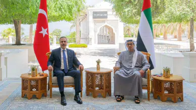 Hakan Fidan, BAE Devlet Başkanı Yardımcısı Mansur bin Zayed ile görüştü