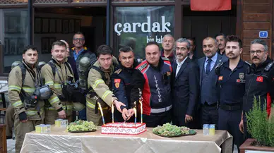 Safranbolu'da yangın ihbarına giden itfaiye ekibi sürprizle karşılaştı