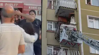 Bahçelievler’de balkon faciası : Kopan parçalar yayaya isabet etti